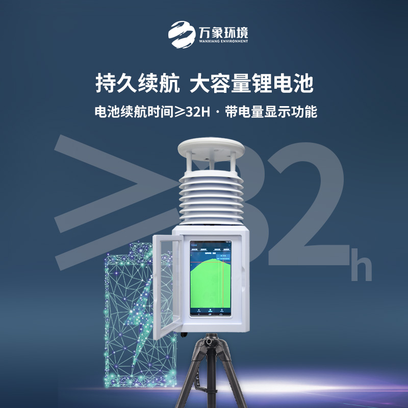 八要素屏幕款便攜式環境監測站