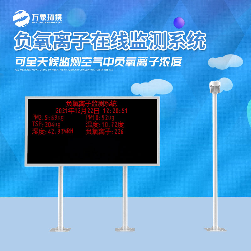大氣負氧離子監測站